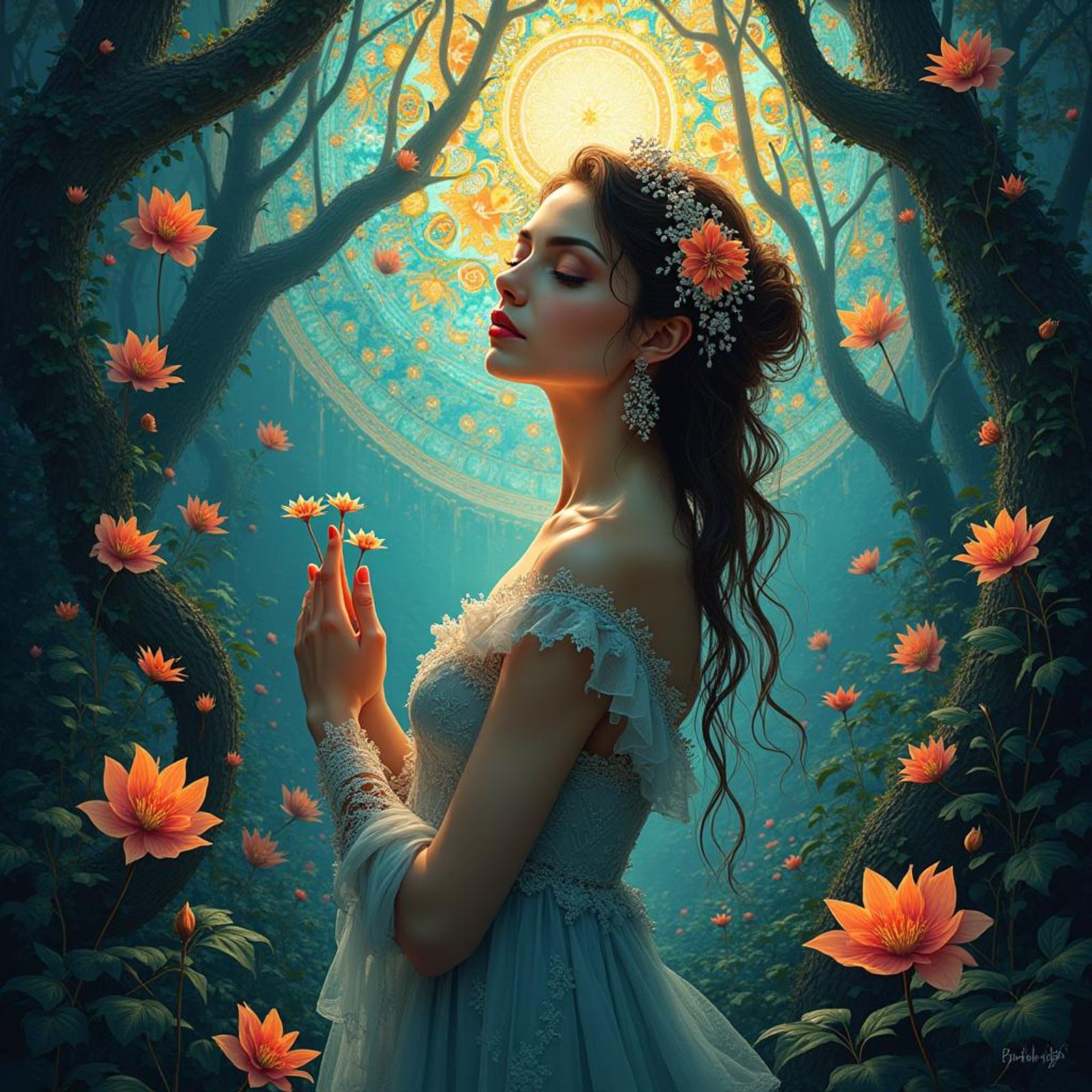 MY INNER PEACE WOMEN AI Generated Artwork NightCafe Creator