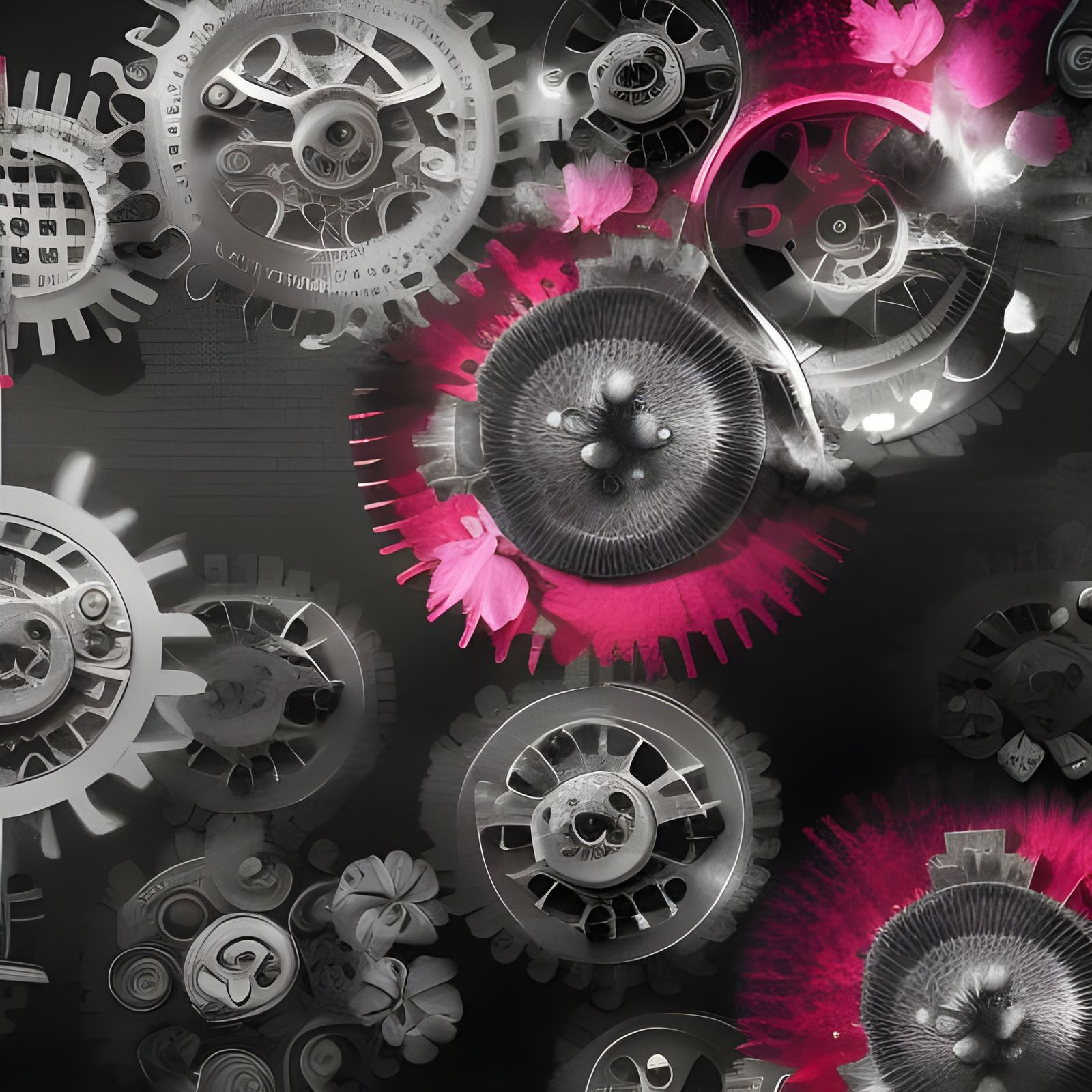 Clockwork Pink - AI Generated Artwork - NightCafe Creator