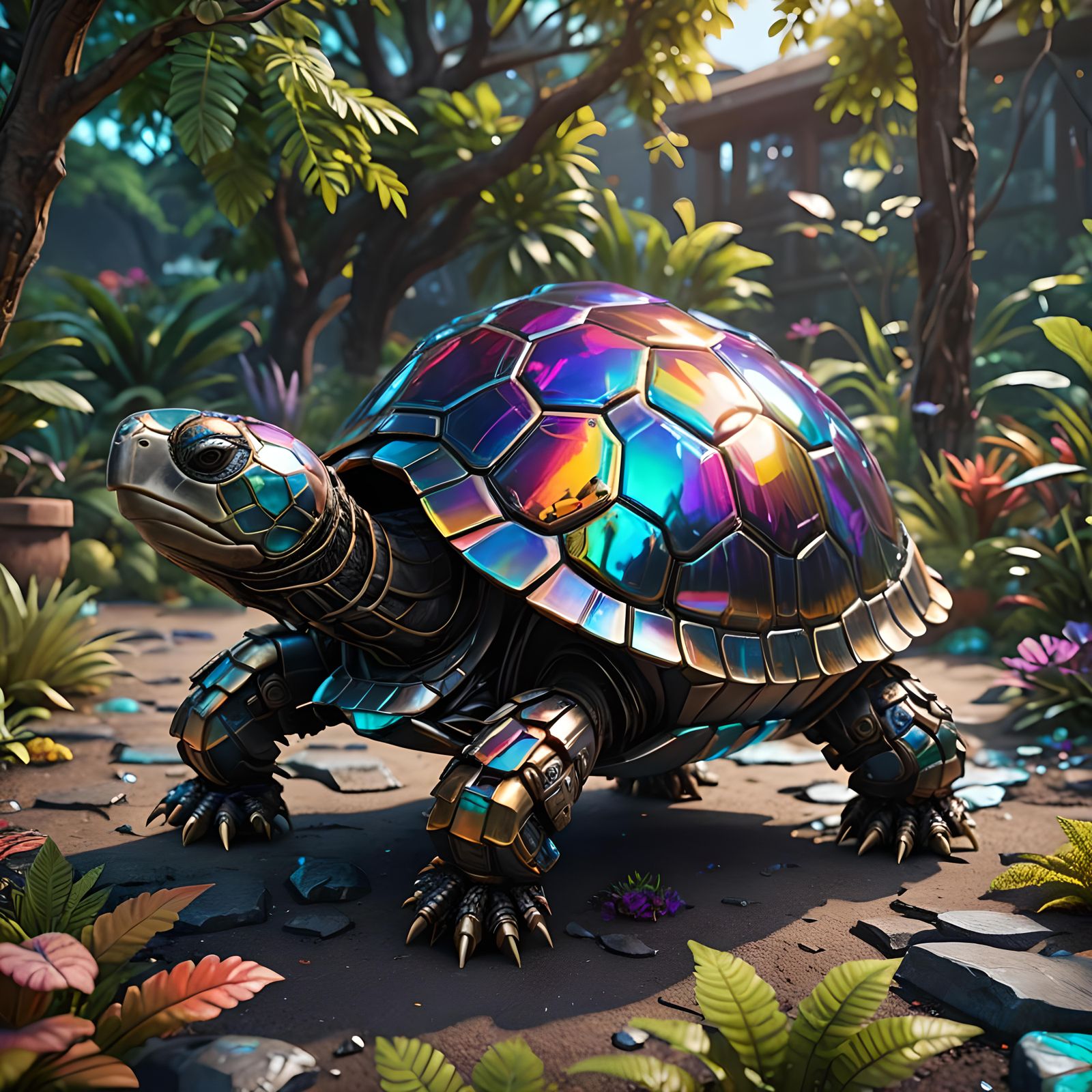 Cyborg tortoise.  by @Mr_Anime Manga