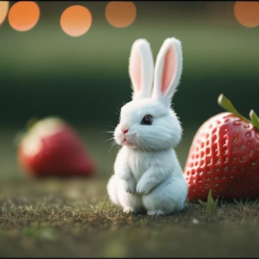 (Cinematic Pop Exposures )  Strawberry Fields and BUNNIES Al...