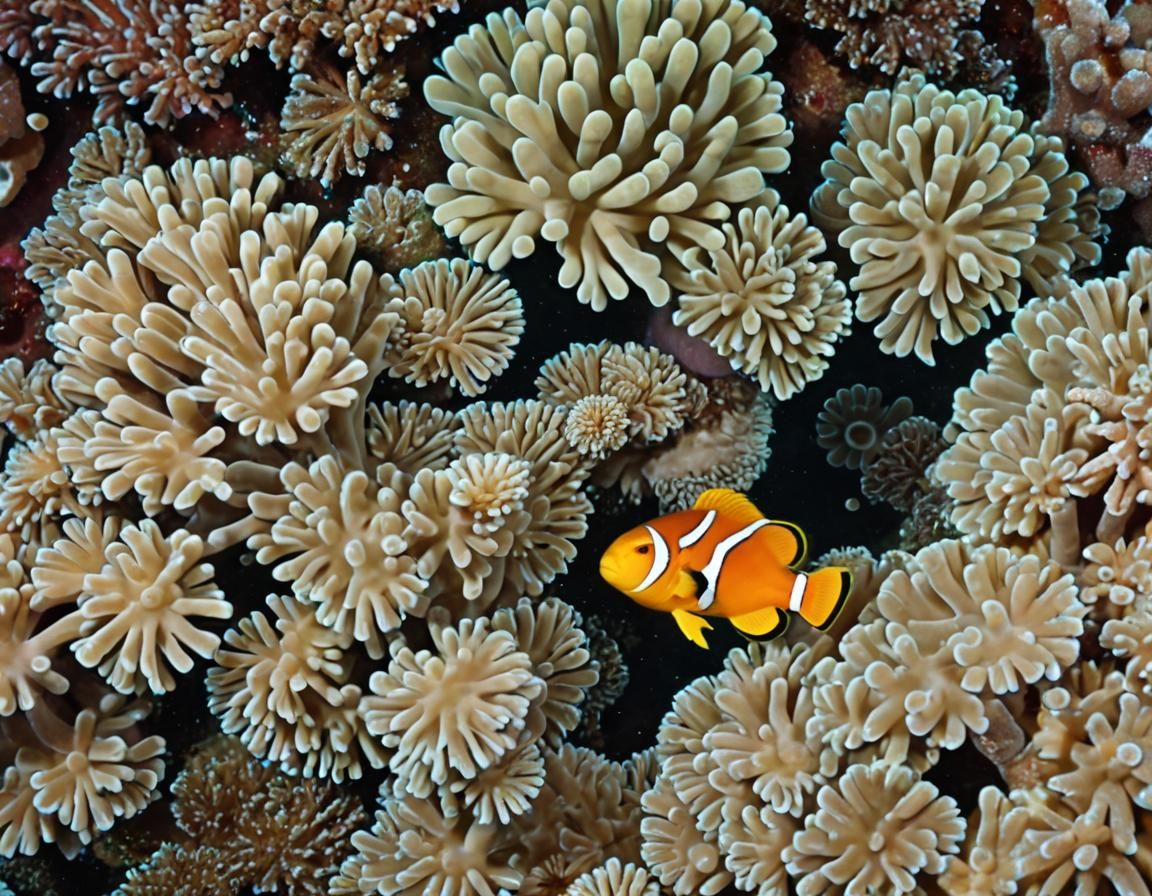 the great barrier reef, sealife under the ocean, coral, anem...