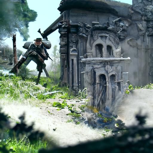German Soldier Last stand