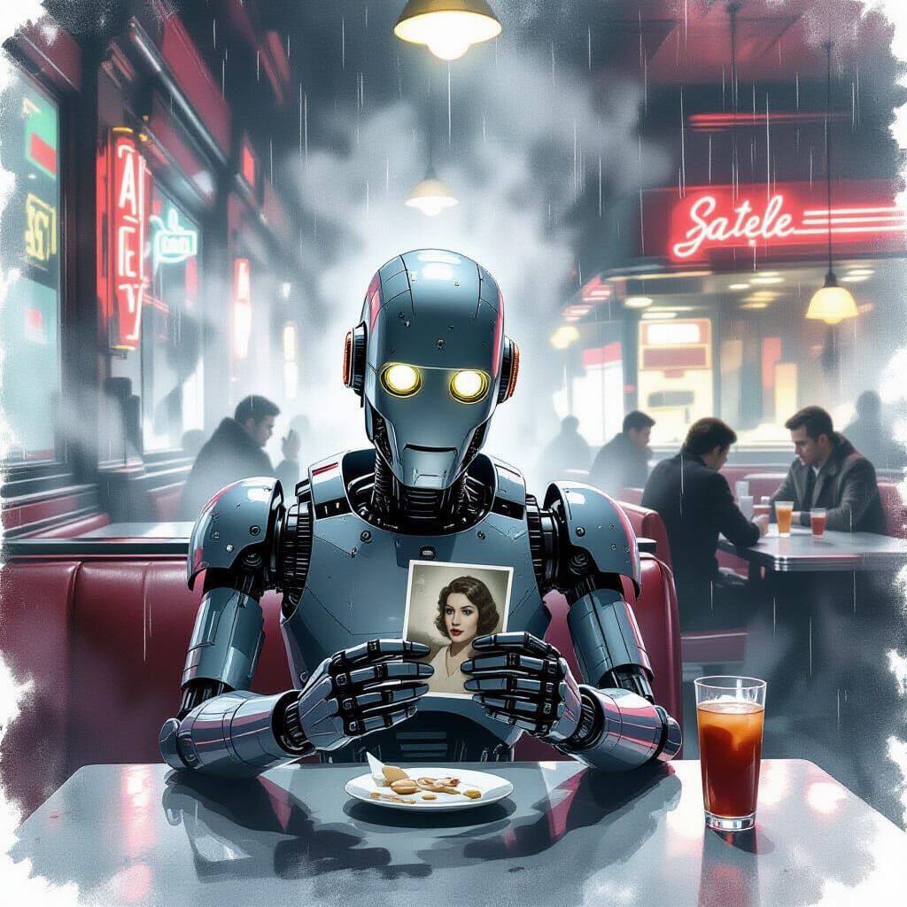 Design a vintage pulp fiction book cover with a moody, sepia-toned palette. A 1940s pulp fiction novel ...  by @Doc_Braoque