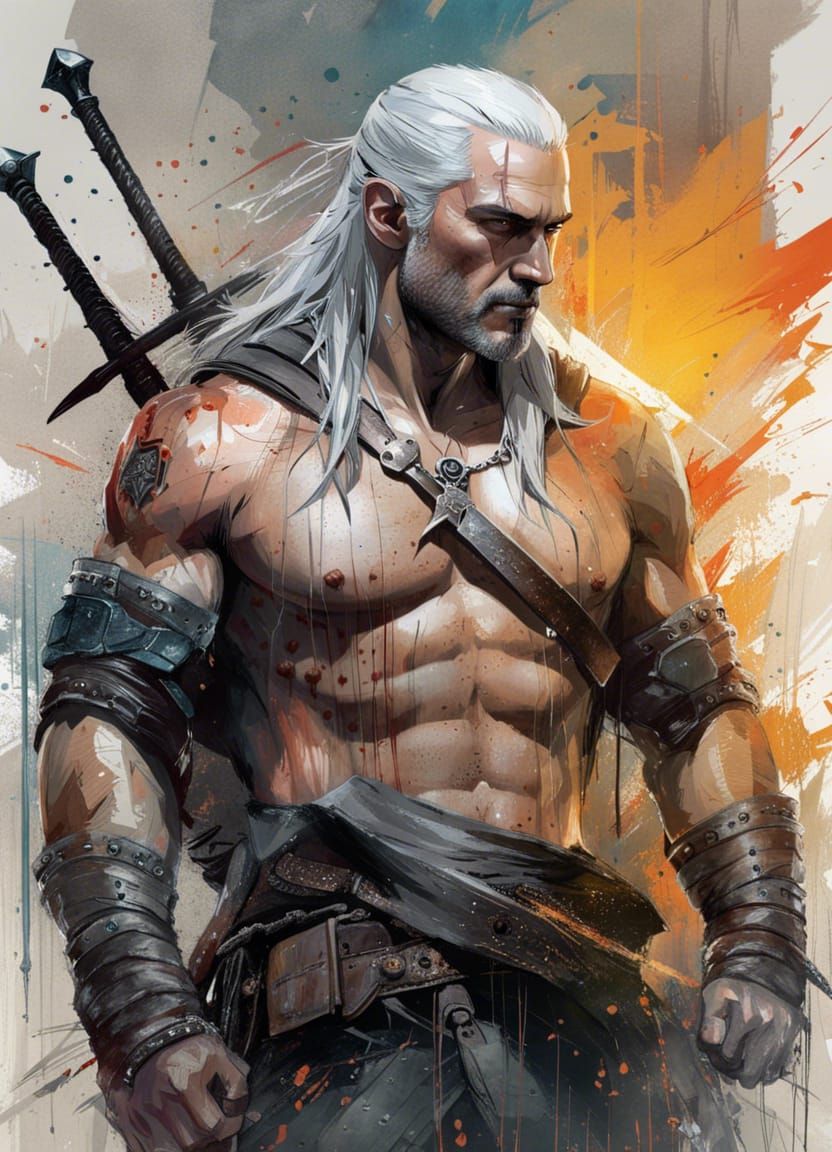 Geralt of Rivia - AI Generated Artwork - NightCafe Creator