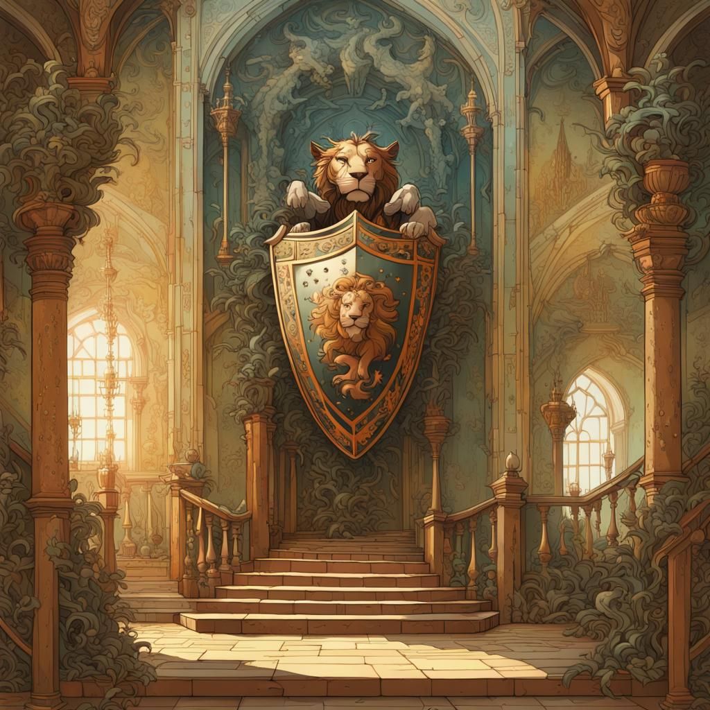 the lion shield  by @Sig