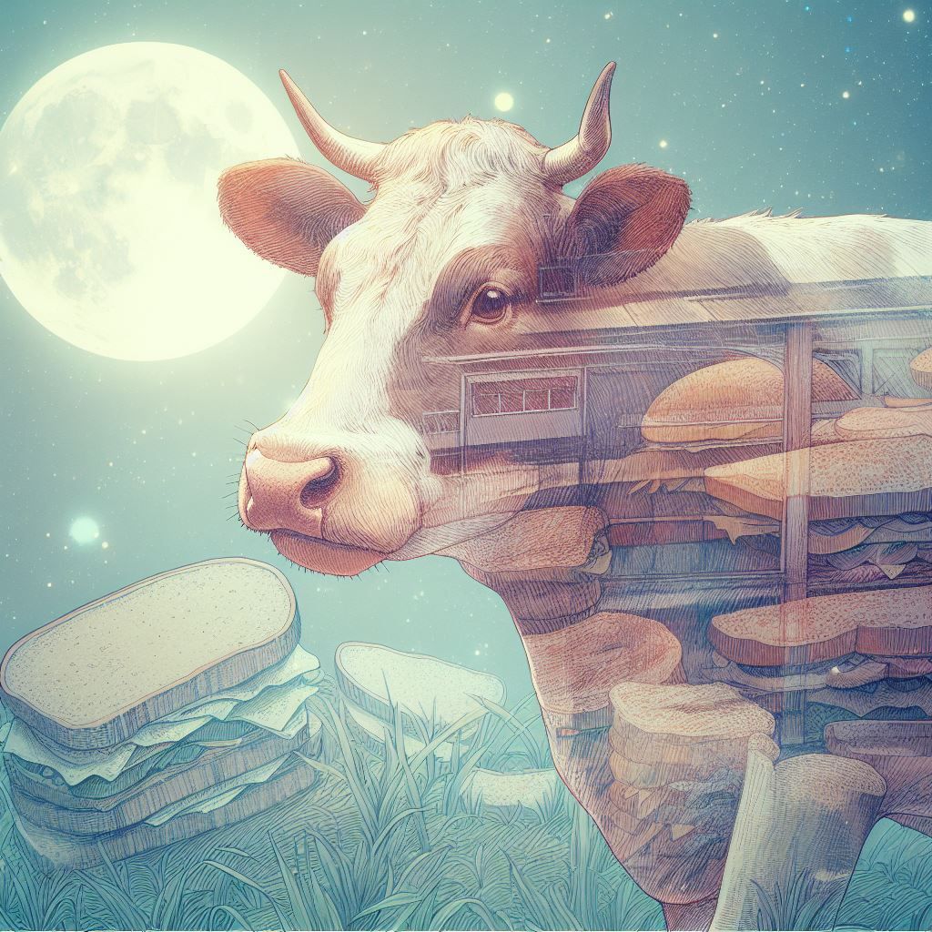 Cow Thinking About the Future