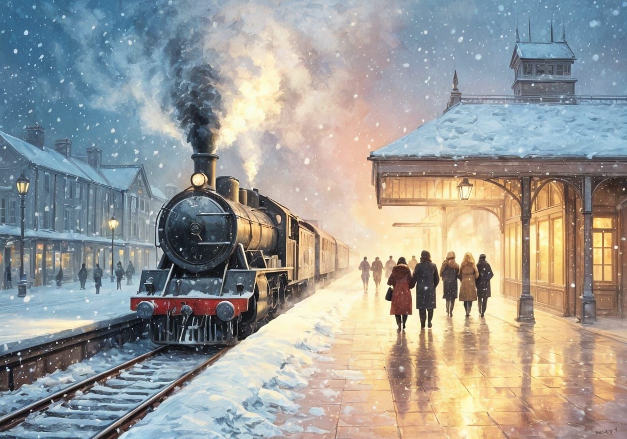 The Christmas Arrival  by @Sherkhal