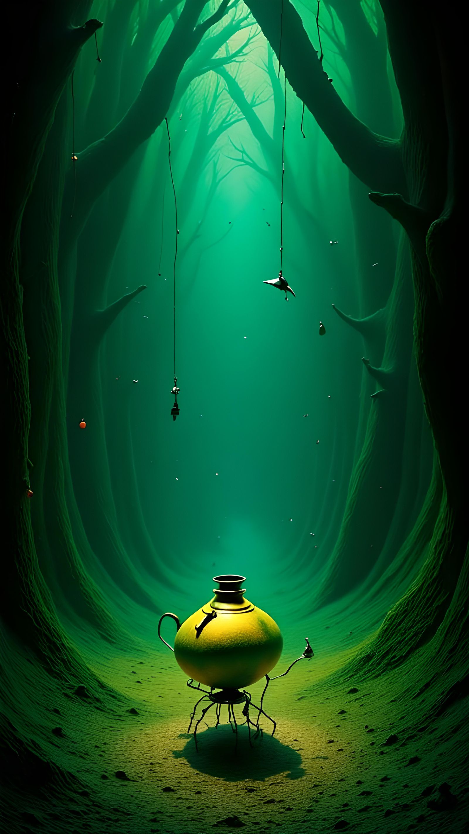 Potted Underwater Forest