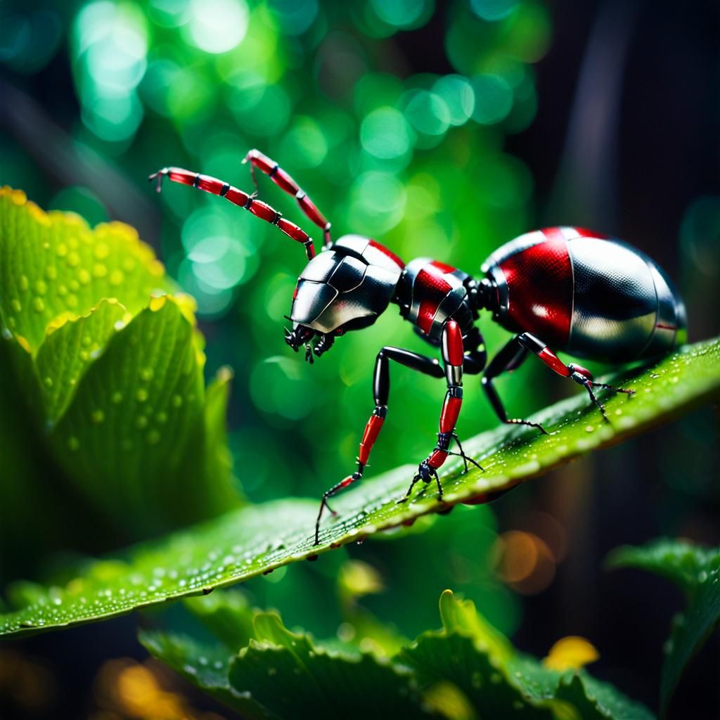 Robo Ant - AI Generated Artwork - NightCafe Creator