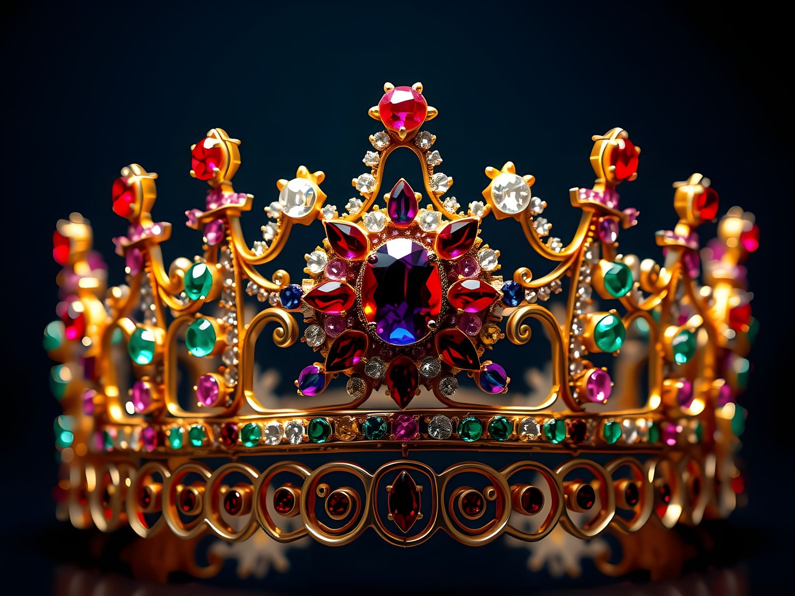 A “Bejeweled Tiara” with Sparkling and Colorful Gem Stones  by @WDWParksGal