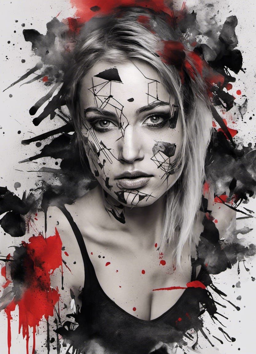 Realistic Trash Polka Art II AI Generated Artwork NightCafe Creator