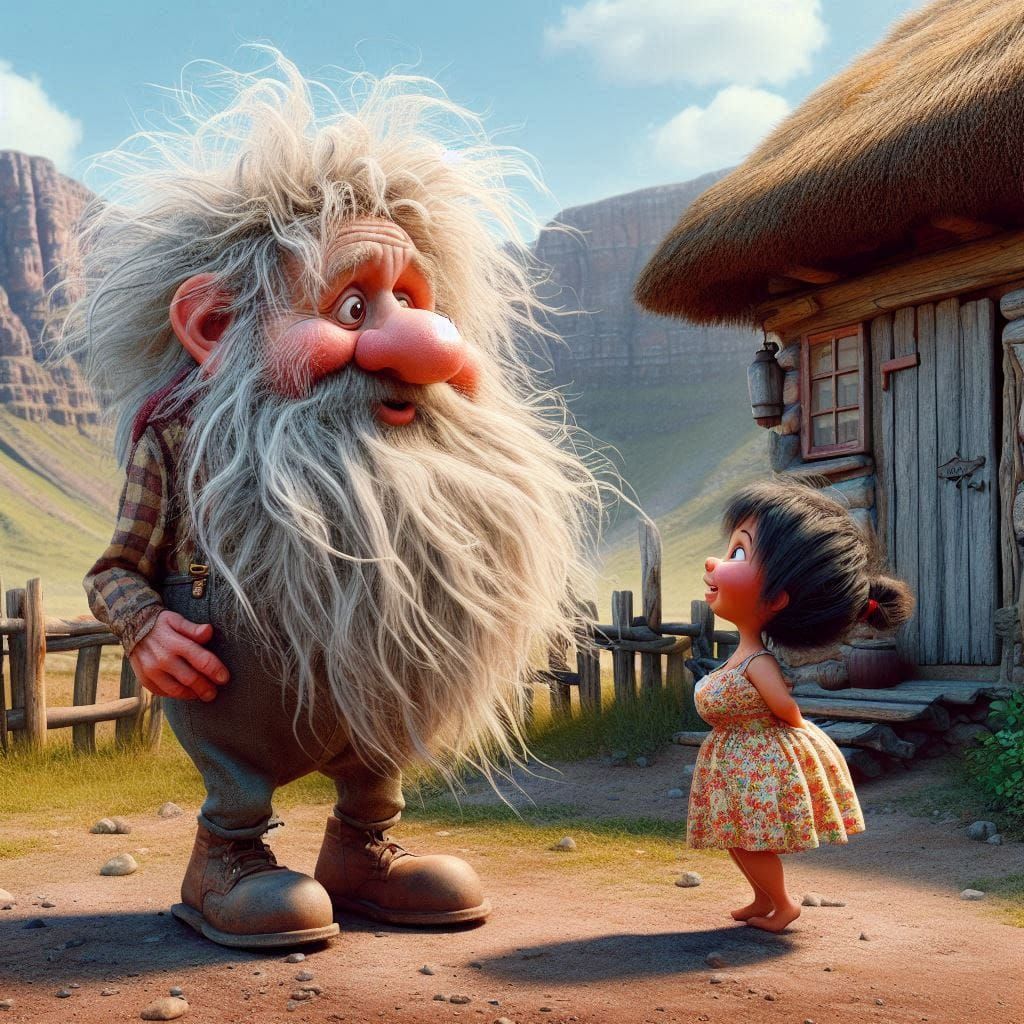 Fearlessly she stepped right up to the old recluse π«΅π» 04