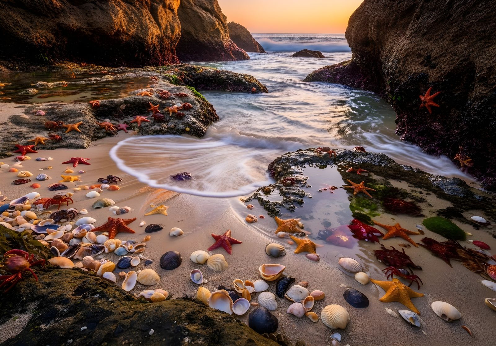 Peaceful Tidepool  by @Xcalicoco