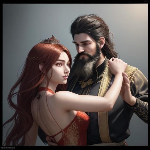 King and Queen (Random Portraits) - AI Generated Artwork - NightCafe ...