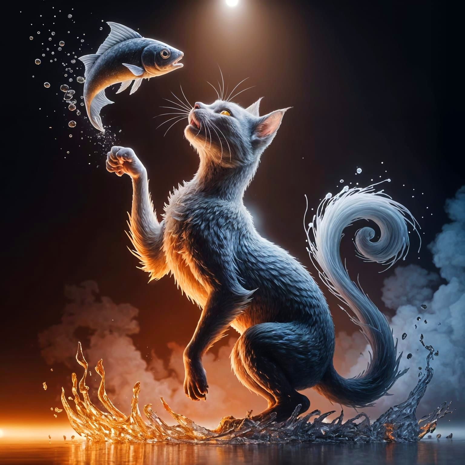 The Caretaker of the Goldfish  by @The Nights Sky