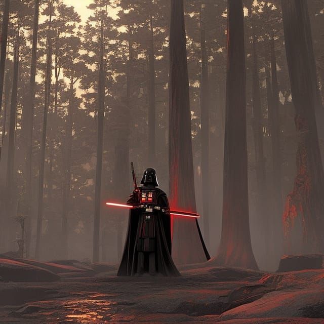 Samurai Katana Darth Vader - Ai Generated Artwork - Nightcafe Creator