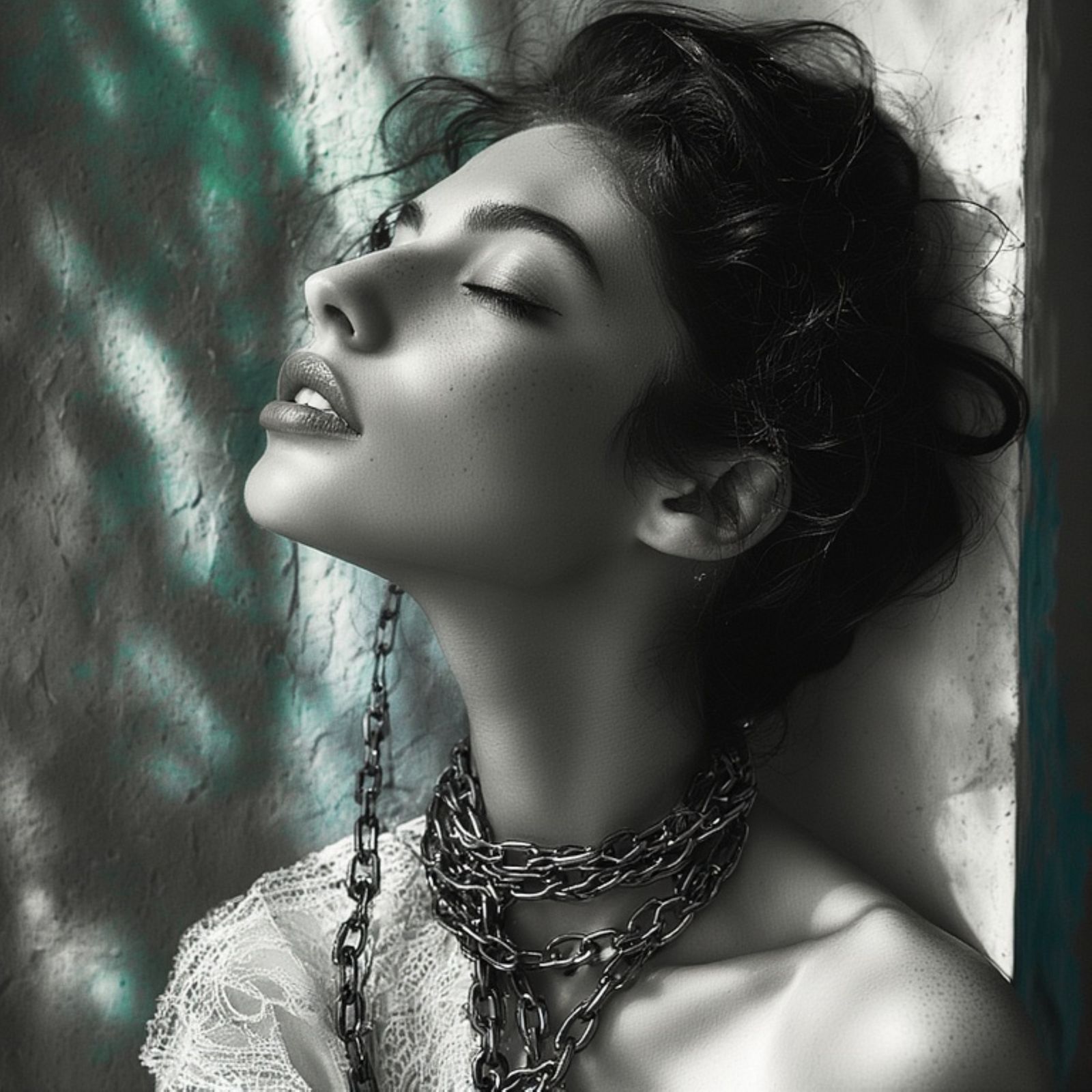 Illustrated portrait of a woman