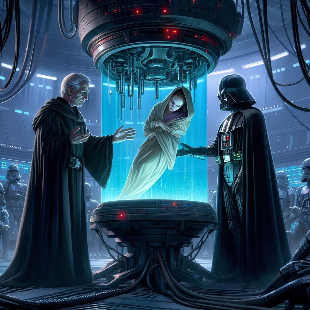 Emperor Palpatine clones Padme for a grieving Vader
