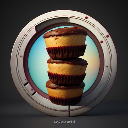 Red bean paste muffins.
