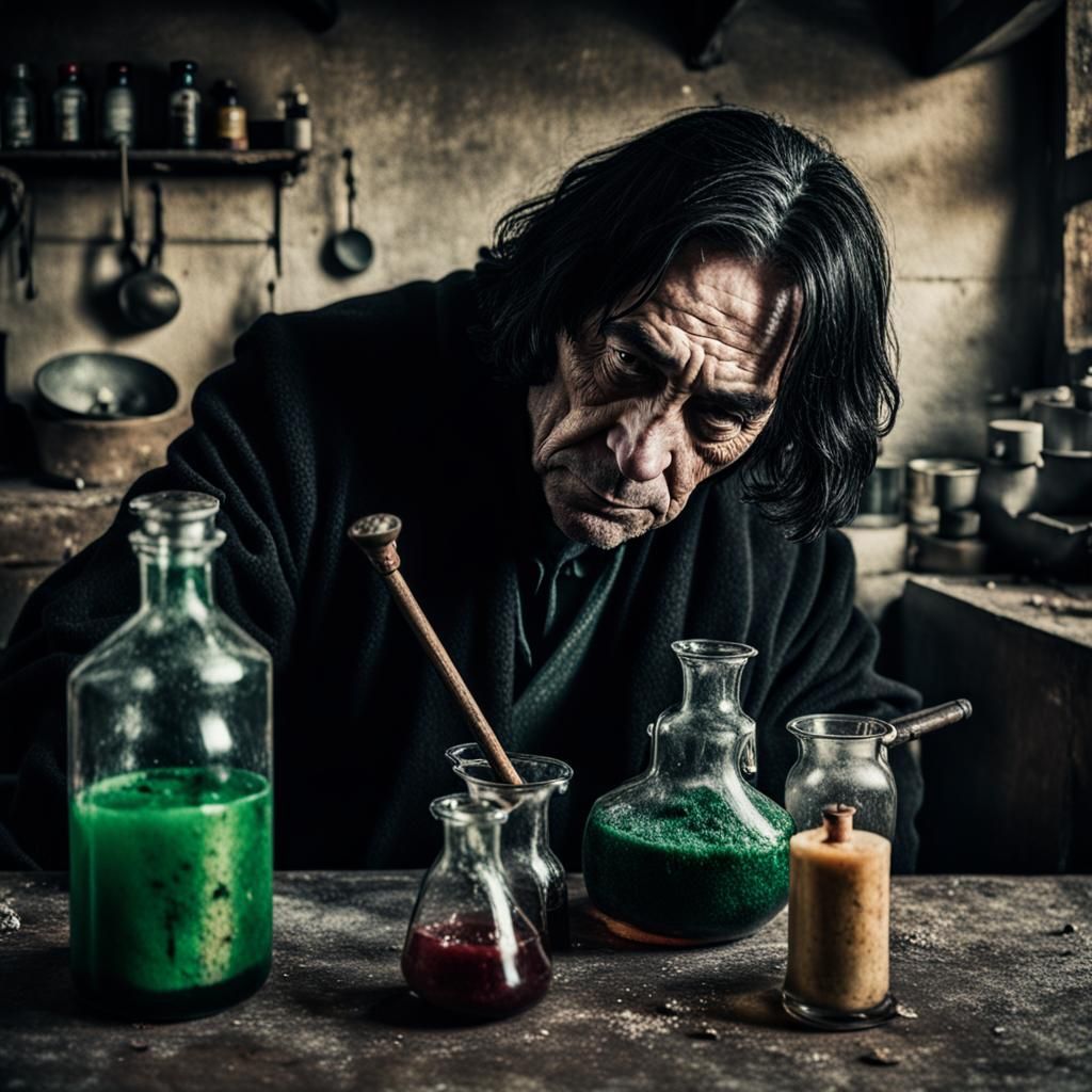 Severus Snape the alchemist  by @undefined
