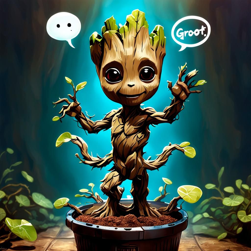 groot  by @Lady on Fire