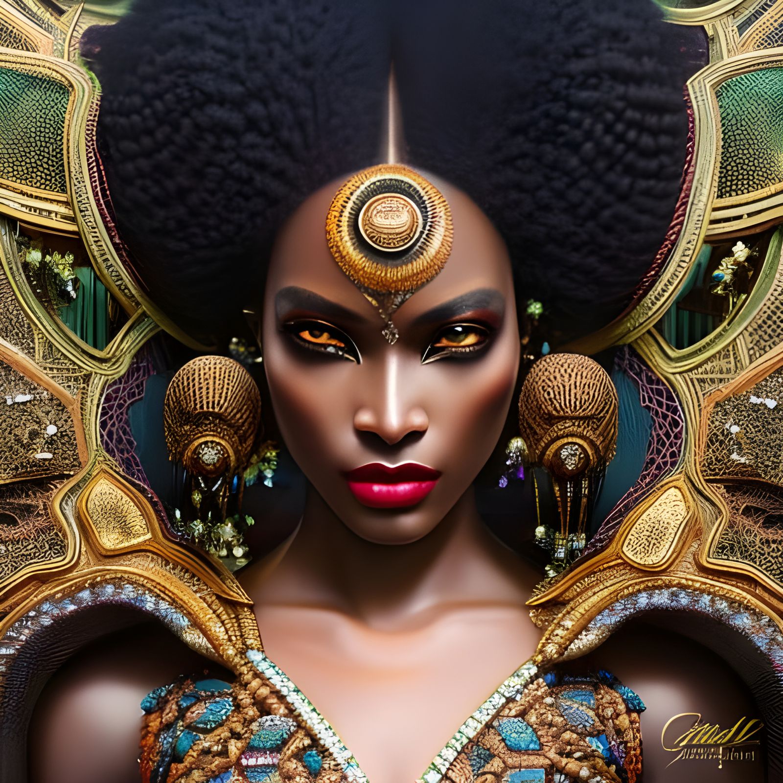 African Goddess - AI Generated Artwork - NightCafe Creator