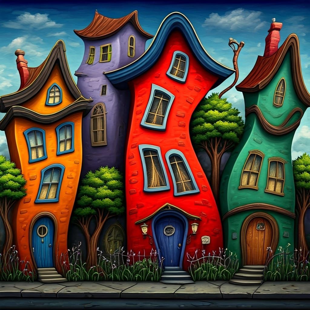 Whimsical Houses  by @Debi 