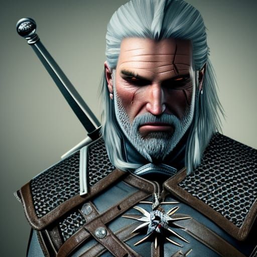 Geralt of Rivia - AI Generated Artwork - NightCafe Creator