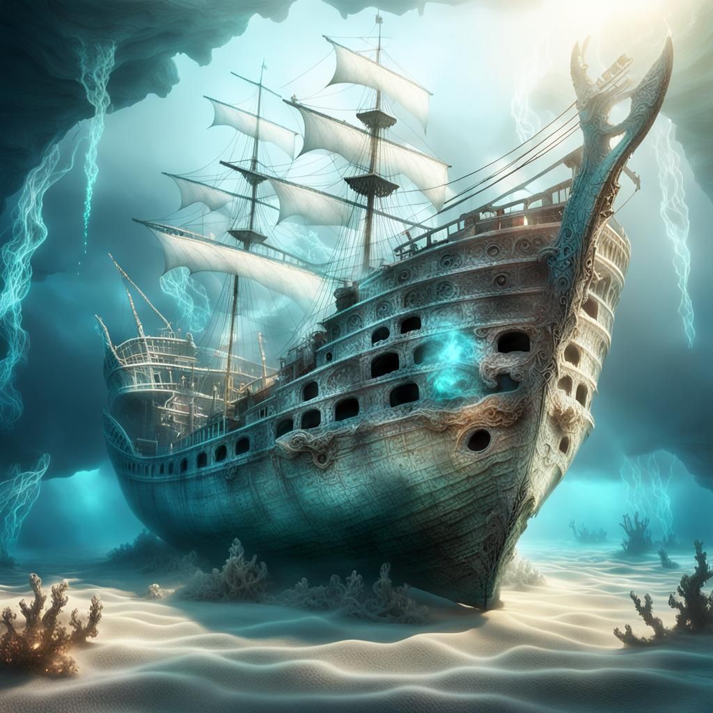 Sunken ship