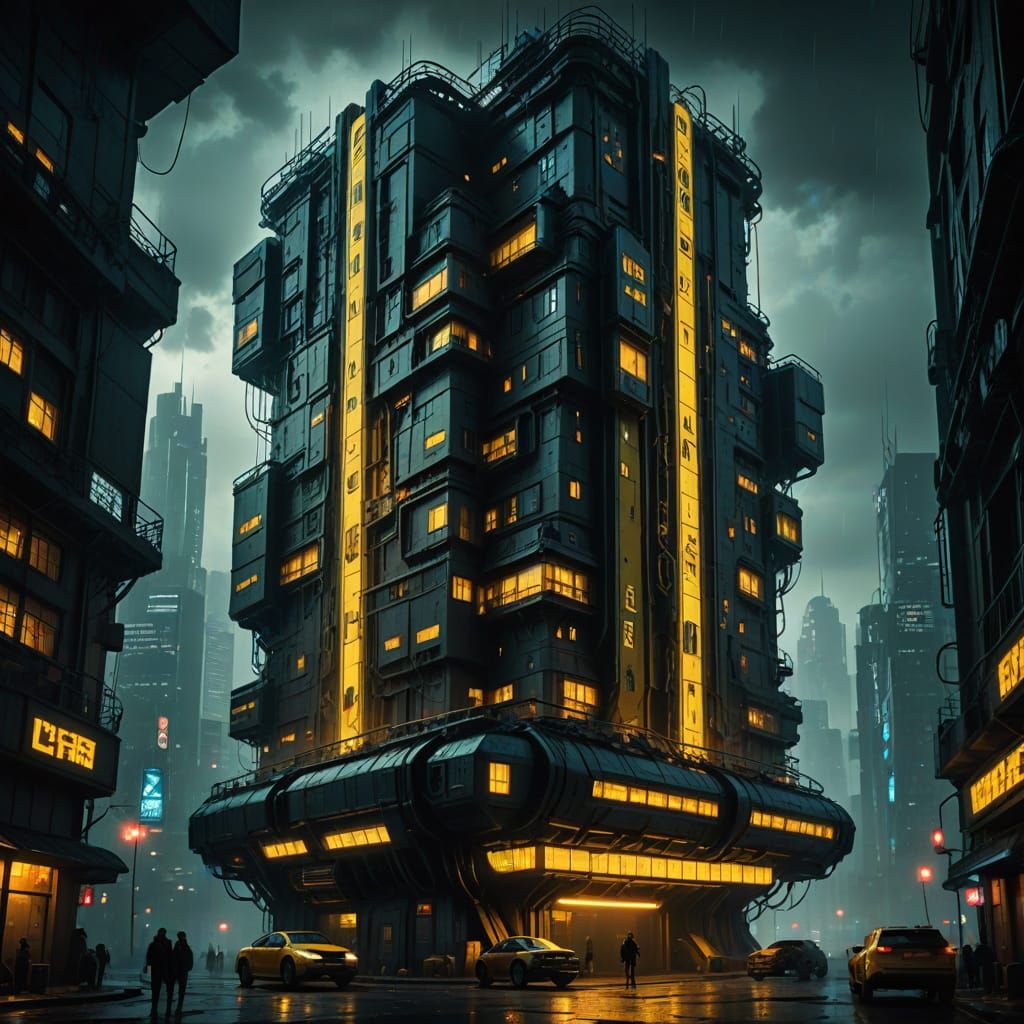 Futuristic tower TE  by @CyrilL