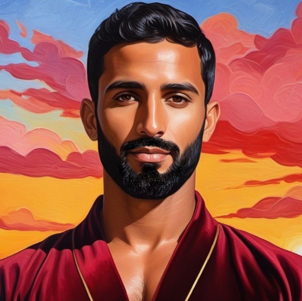 Habîb al-Malâika, a most handsome bearded Palestinian