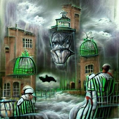 Surrealistic Arkham Asylum