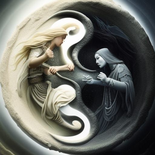 yin and yang  by @Virginia Allain