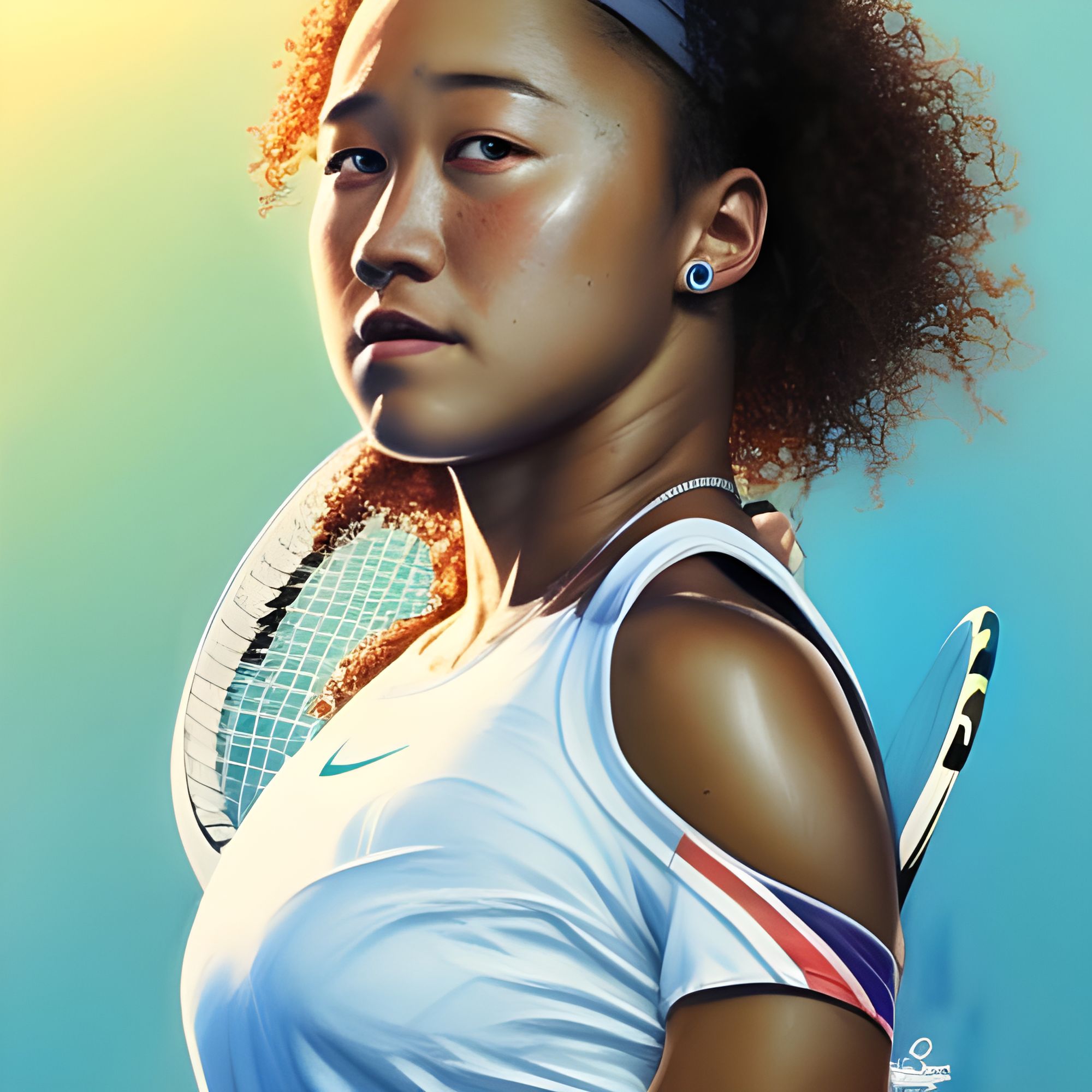 Tennis Legend Naomi Osaka : r/nightcafe