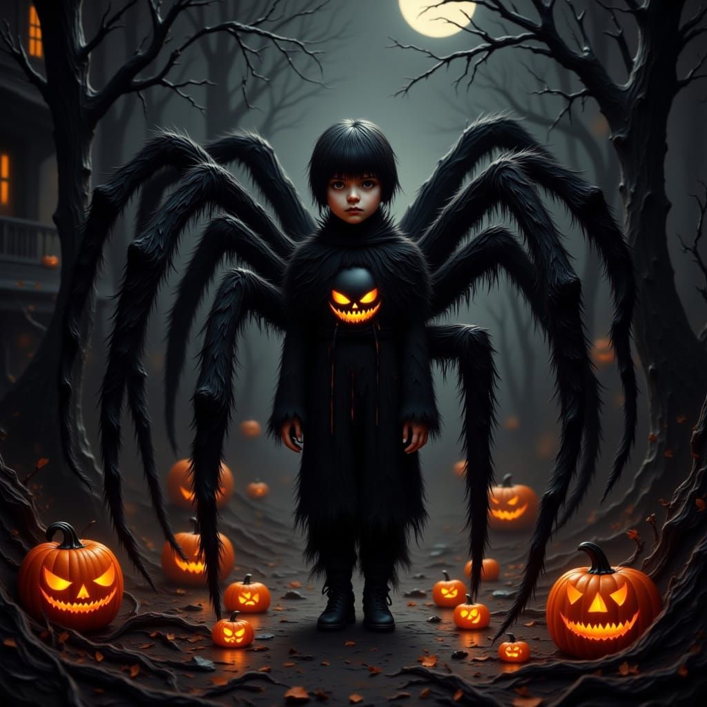 Spider halloween costume  by @cuteandcreepy4u