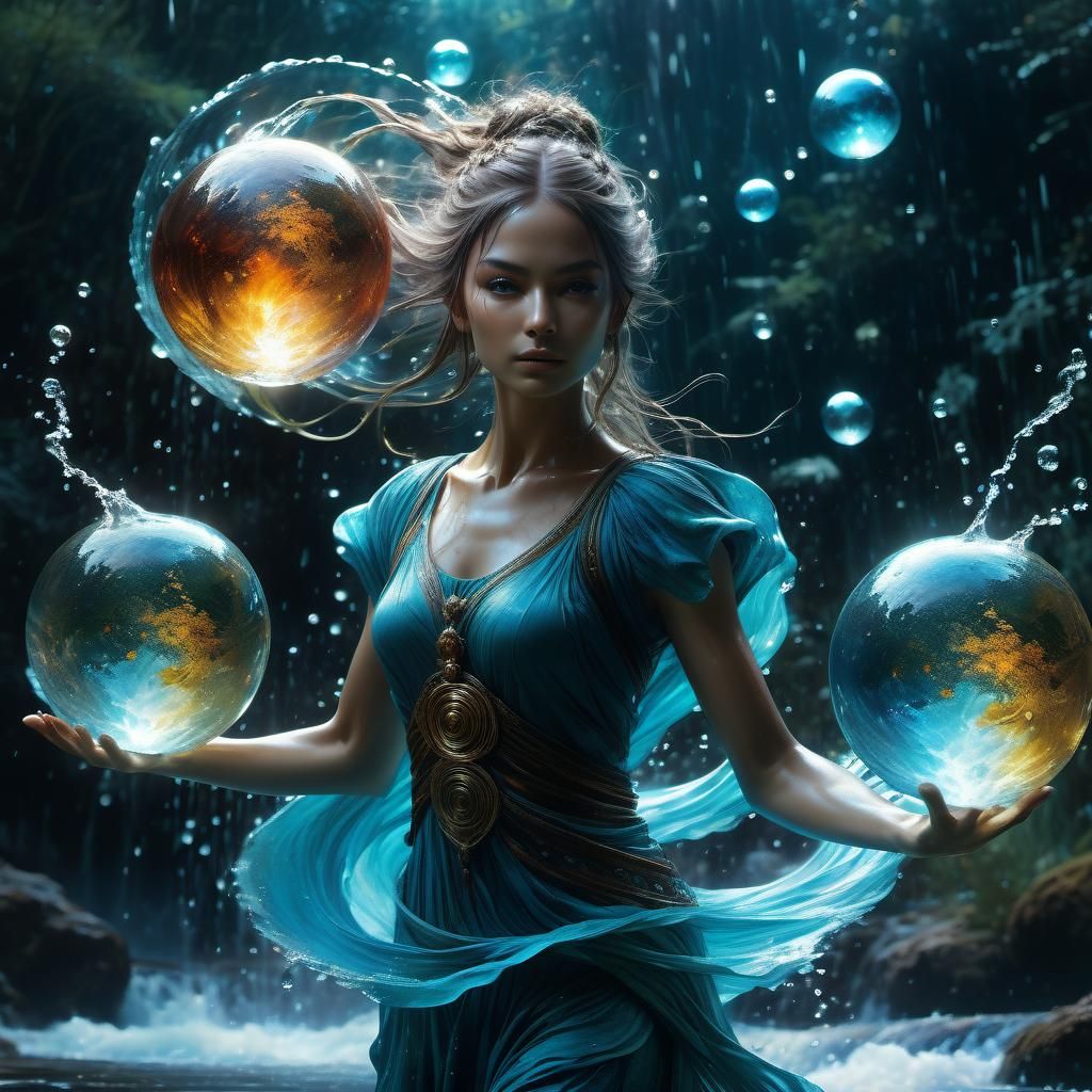 Water Elemental  by @Superbear