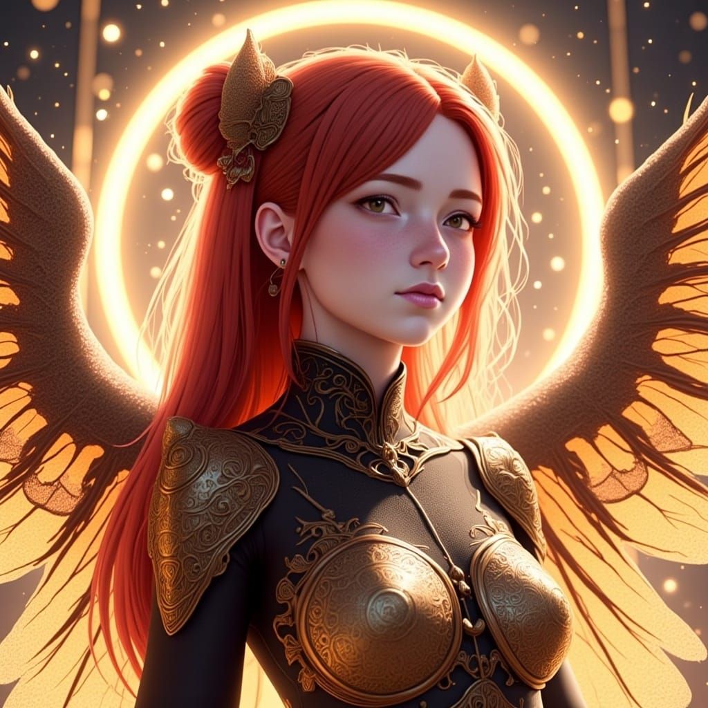  <lora:Maxi Flash:1.0>as an angel