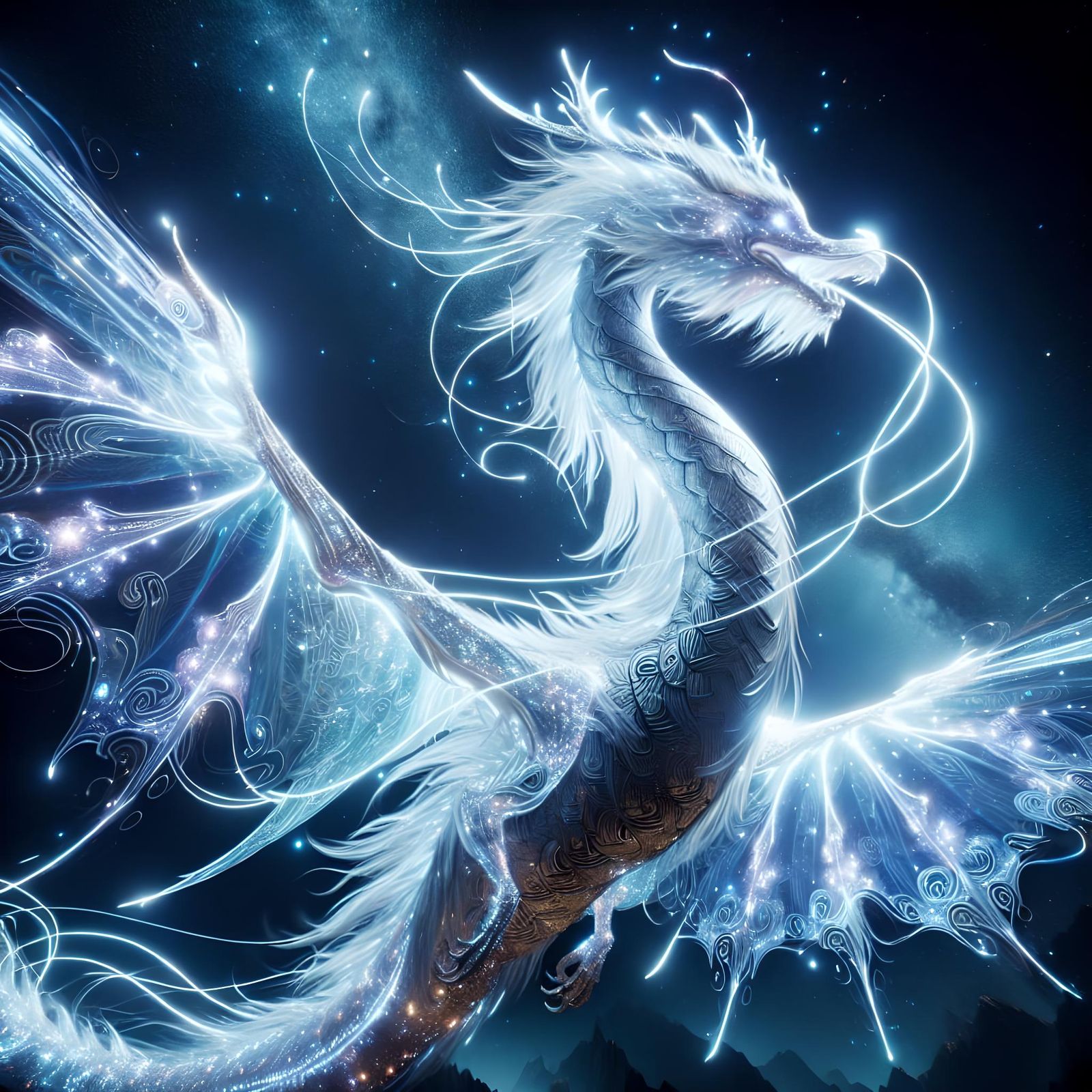 Luminous Dragon  by @StonerMechPilot