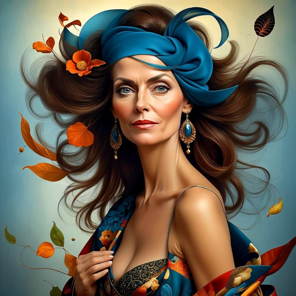 Sophisticated Lady in 1960s Glamour