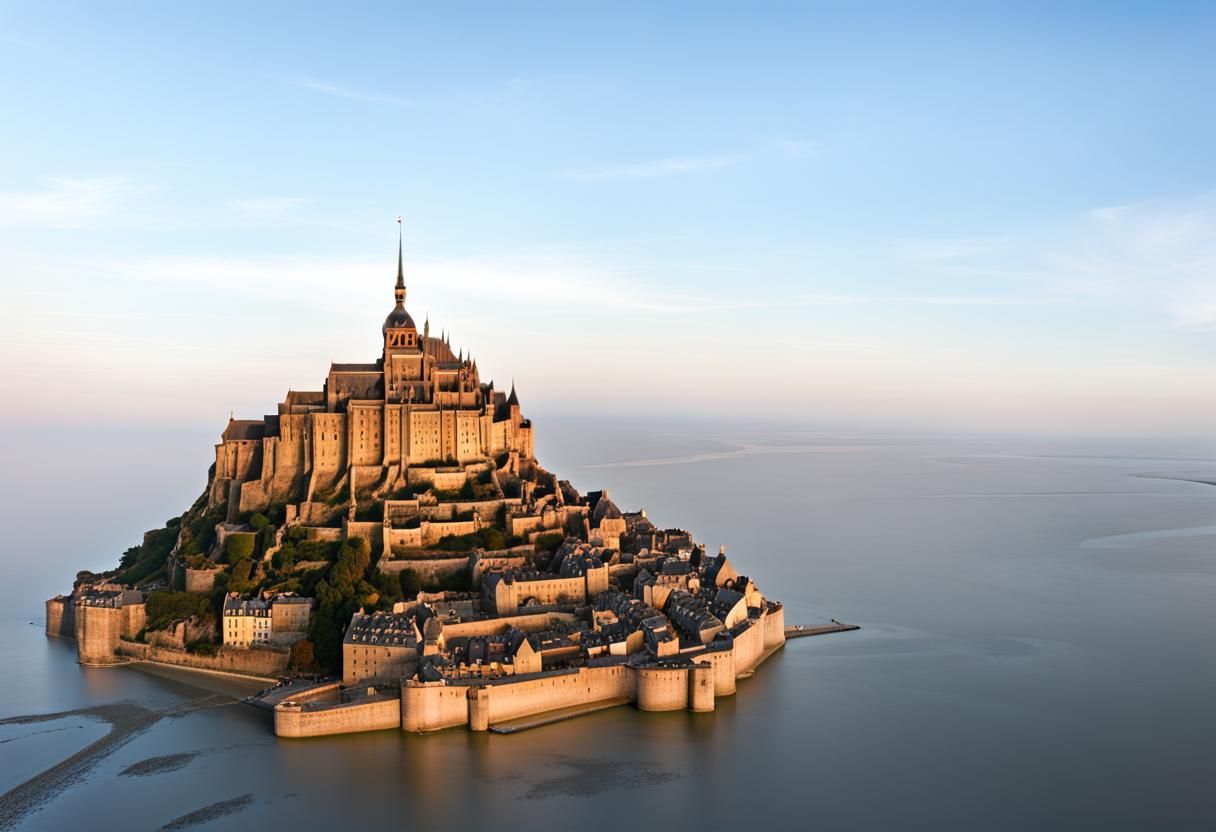 Monument series: Mont Saint-Michel - AI Generated Artwork - NightCafe ...