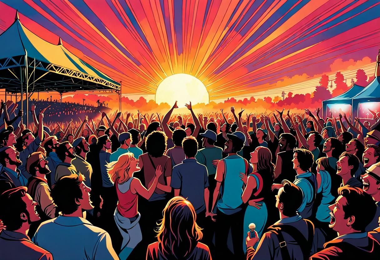 Woodstock Vibes AI Generated Artwork NightCafe Creator