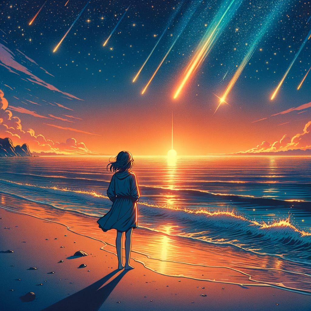 just watching a sunset