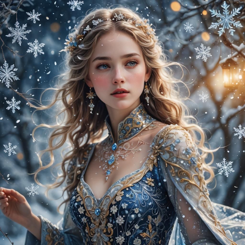  a beautiful winter dress
  by @Miss Dragons