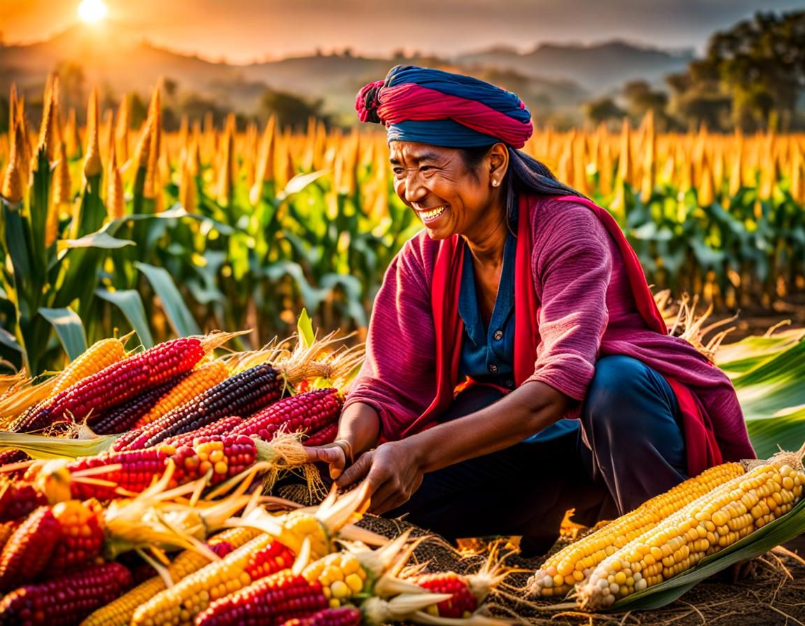 Aztec farm life  by @ProfSean