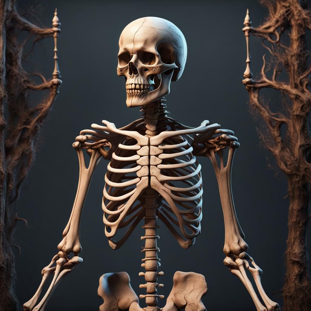 Skeleton for anatomy studies
