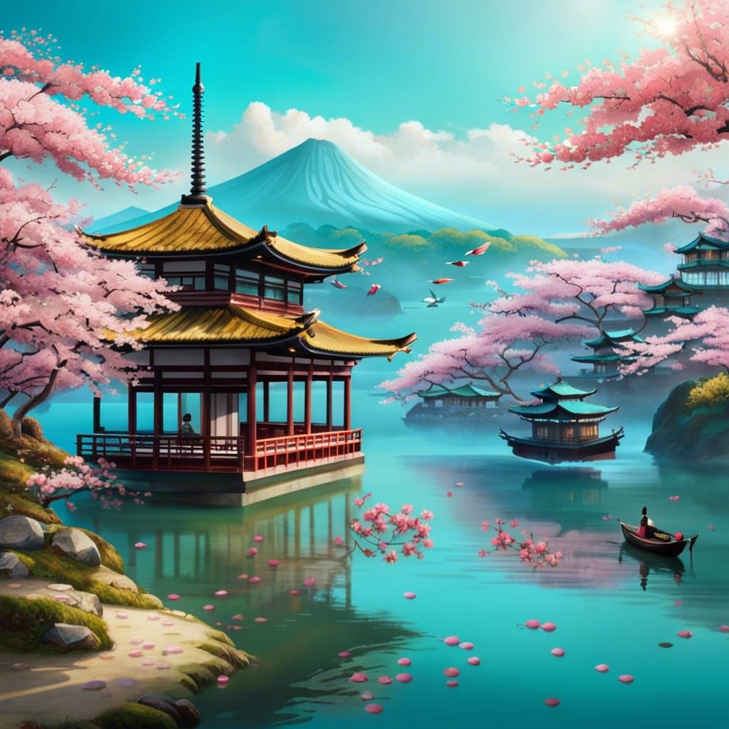 The beauty of Japan - AI Generated Artwork - NightCafe Creator