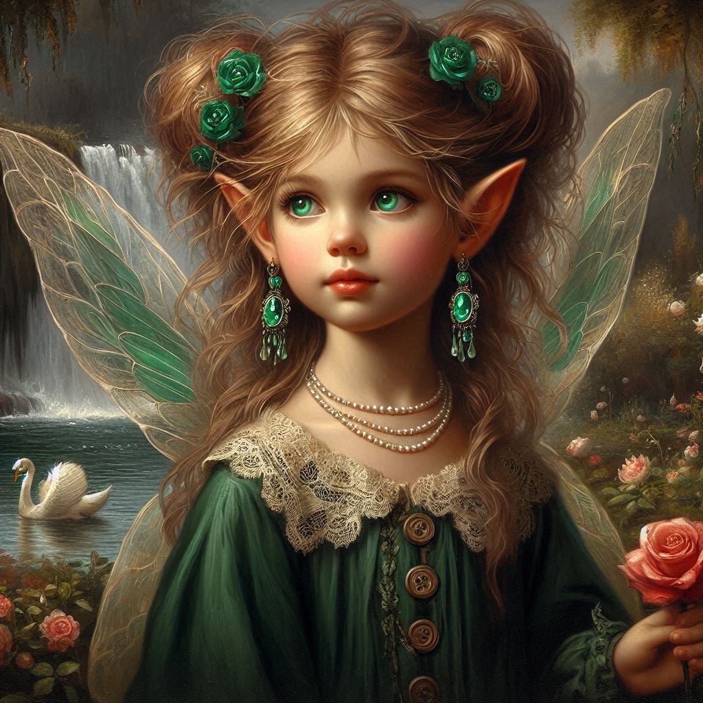 A Pretty Elven Child from Middle Earth