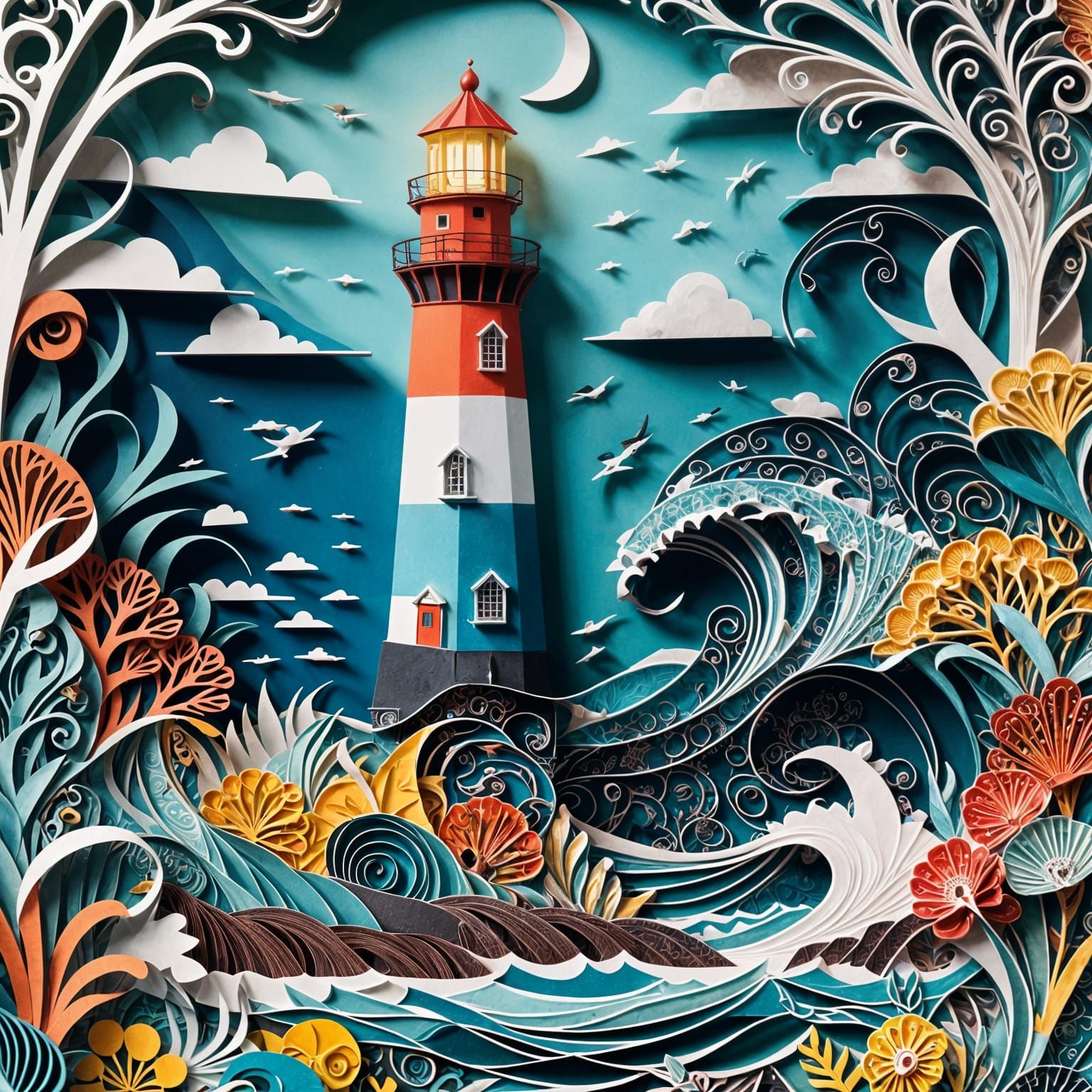 Paper world   by @RedPixie