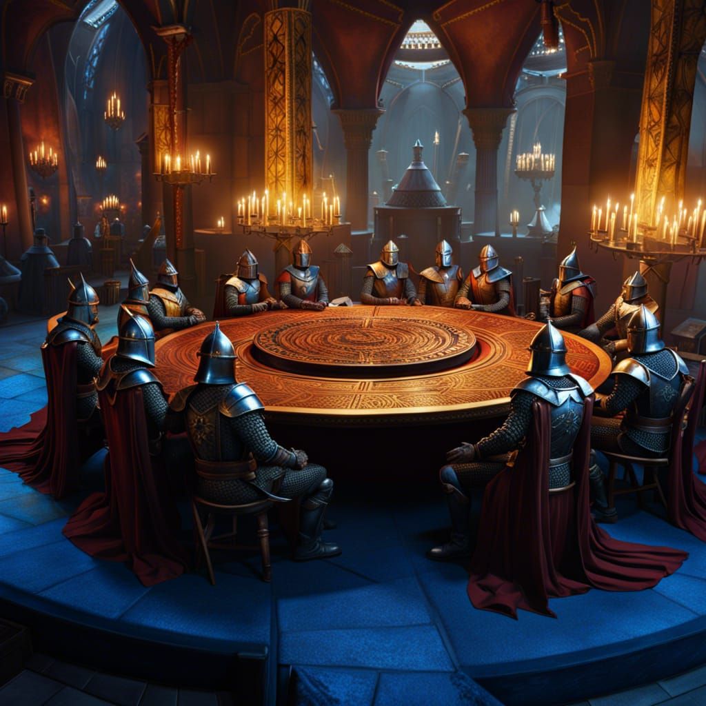 the knights of the round table   by @Katy