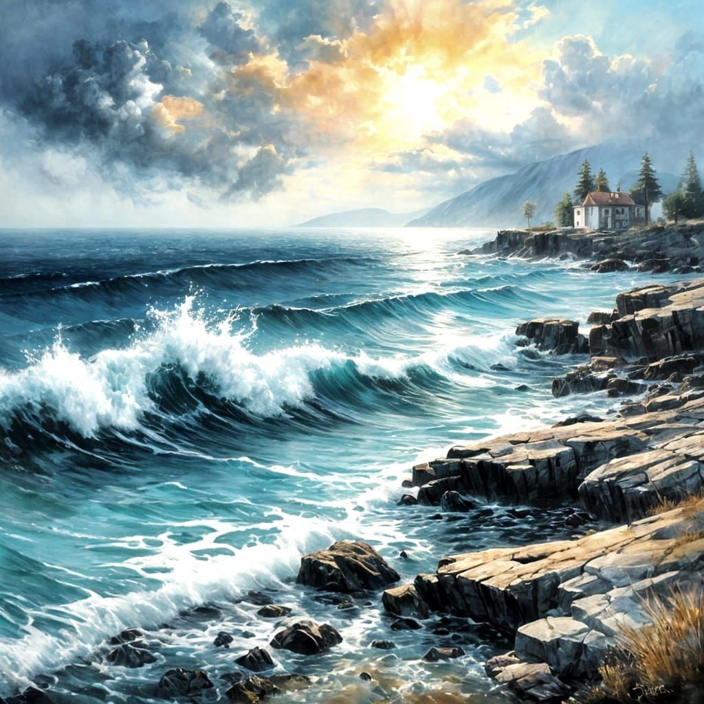 By The Shore  by @Seraphine